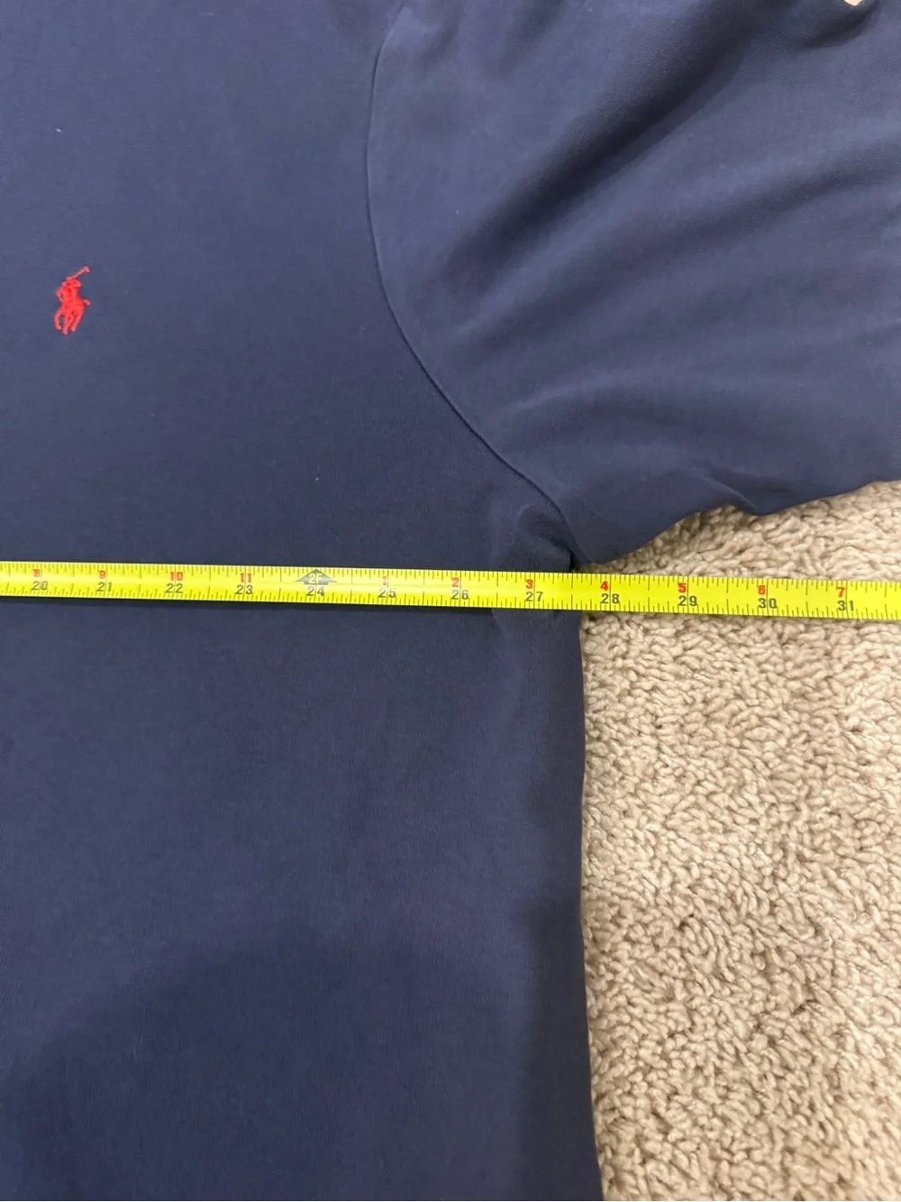 Polo Ralph Lauren Mens 3XB Navy Blue Short Sleeve Polo Shirt Red Pony Cotton